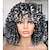 abordables Pelucas de máxima calidad-pelucas afro rizadas negras con reflejos marrones cálidos pelucas con flequillo para mujeres negras que buscan un uso diario natural