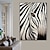 billiga Djurmålningar-oljemålning 100 % handgjord handmålad väggkonst på duk abstrakt landskap zebra djur modern heminredning dekor rullad duk utan ram osträckt