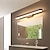 preiswerte Waschtischbeleuchtung-15,6 Zoll 23,5 Zoll 31,2 Zoll moderne und minimalistische LED-Wandlampe Wohnzimmer Schlafzimmer Badezimmer Schminktisch schwarzer Kaffeespiegel Frontlampe AC220V AC110V