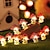זול חוט נורות לד-עיצוב פטריות קוטג&#039;קור חדר עיצוב אורות מחרוזת פטריות מופעל על סוללה אור פיות פטריות לחדר שינה מסיבת מעונות חג המולד קישוט פטיו לחתונה