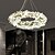 abordables Diseño Sputnik-Candelabros led de lujo moderno, cristal dorado de 60 cm para interiores de casas, cocina, dormitorio, arte del hierro, lámpara de rama de árbol, lámpara creativa, luz 110-240v
