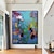 billiga Landskapsmålningar-handgjord oljemålning canvas väggdekoration modern abstrakt texturerad lotusblommor för heminredning rullad ramlös osträckt målning