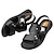 ieftine Sandale Bărbați-Bărbați Sandale Sandale plate Sandale Confort Casual În aer liber Plajă PVC Respirabil Loafer Scoarță maro Negru Vară