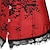 cheap Historical &amp; Vintage Costumes-Rococo Punk &amp; Gothic Medieval Steampunk Overbust Corset Lingerie Bustier Bodyshaper Women&#039;s 12 Plastic Bones Corset