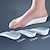 tanie Domowa opieka zdrowotna-1 para/paczka niewidoczna wkładka zwiększająca wysokość ortopedyczna wkładka podtrzymująca łuk stopy miękka elastyczna lekka dla mężczyzn i kobiet wkładki do butów