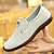 cheap Men&#039;s Shoes-Men&#039;s Loafers &amp; Slip-Ons Comfort Shoes Daily Casual Canvas Breathable Camel Grey Summer Spring