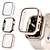economico Cover per smartwatch-3 pezzi Custodia per orologi con protezione per lo schermo Compatibile con Apple Watch Ultra 49mm / Series 8 7 41mm 45mm / Series 6 5 4 SE 40mm 44mm / Series 3 2 1 38mm 42mm Tutto intorno protettivo