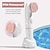 cheap Skin Care Tools-2 In 1 Electric Face Cleansing Brush Sonic Vibration Massage Tool Silicone Facial Cleaner Skin Deeply Clean And Remove Blackheads Skin Care Tools