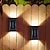 abordables Aplique de pared para exterior-2 uds luz solar de pared inteligente para exteriores ip65 iluminación impermeable para balcón valla escalera camino patios traseros lámpara decoración de jardín calle led luz solar nocturna 2/4 Uds