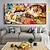 cheap Street Art-Oil Painting Hand Painted Vertical Famous Religion &amp; Spirituality Vintage Classic Rolled Canvas (No Frame)