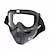 abordables Accesorios para motos y ATV-manténgase protegido mientras disfruta de los deportes al aire libre: ¡obtenga el nuevo protector facial táctico con máscara cs goggle mask!
