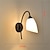 economico Lampade LED da parete-Lightinthebox applique da parete a led per interni in vetro soggiorno camera da letto bagno applique da parete in metallo 3000k e26 lampade da parete bianco neutro 110-240v