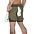cheap Men&#039;s Bottoms-Men&#039;s Athletic Shorts Running Shorts Casual Shorts Plain Camouflage With Compression Liner with Towel Loop Comfort Breathable Outdoor Daily Going out Fashion Casual 1 2