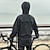 abordables Chaquetas y chalecos para hombre-Wosawe, chaqueta reflectante colorida con capucha para ciclismo y carrera para hombre, chaqueta impermeable y a prueba de viento