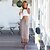 cheap Skirts-Women&#039;s Bodycon Long Skirt Polyester Maxi Khaki Skirts Split Ends Print Vacation Casual Daily Ethnic S M L