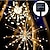 economico Strisce LED-luci solari all&#039;aperto ha condotto le luci starburst bouquet di fuochi d&#039;artificio ha condotto le luci solari del giardino all&#039;aperto 40 rami 200led scopa appesa lanterna di filo di rame festival del