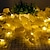 cheap LED String Lights-Artificial Ginkgo Foliage Rattan String Lights Copper Wire Plants Vine Lights Warm White for Garden Wall Decor