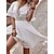 cheap Casual Dresses-Women&#039;s Casual Dress Floral White Dress A Line Dress V Neck Print Mini Dress Outdoor Street Fashion Streetwear Loose Fit Short Sleeve White Gray Summer Spring S M L XL XXL