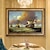 levne Reprodukce slavných obrazů-ruční olejomalba plátno nástěnná umělecká dekorace slavná klasická plachtění krajina pro domácí dekoraci válcovaný bezrámový nenatažený obraz
