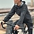 abordables Vestes et gilets pour hommes-wosawe veste réfléchissante colorée à capuche pour hommes de cyclisme et de course à pied veste coupe-vent et imperméable