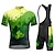 cheap Men&#039;s Clothing Sets-21Grams Men&#039;s Cycling Jersey with Bib Shorts Short Sleeve Mountain Bike MTB Road Bike Cycling Yellow Red Blue Graphic Bike Clothing Suit 3D Pad Breathable Moisture Wicking Quick Dry Back Pocket