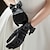 cheap Party Gloves-Satin Wrist Length Glove Party / Evening / Elegant With Bowknot / Faux Pearl Wedding / Party Glove