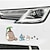 abordables Pegatinas de coche-Totoro pegatinas de coche dibujos animados anime dinosaurio creativo divertido pegatinas de coche, pegatinas de cubierta de arañazos de carrocería de coche calcomanías pegatinas de decoración de