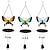 cheap Dreamcatcher-1pc Butterfly Metal Painted Wind Chime Outdoor Handicraft Glow In The Night Hanging Ornament For Window Balcony Garden Decor, 60x17cm/23.6&#039;&#039;x6.7&#039;&#039;