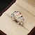 levne rekvizity fotobudky-14k květinový prsten z růžového zlata evropský a americký vintage pozlacený 925 stříbrný dělený zásnubní prsten