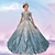 cheap Party Dresses-Kids Girls&#039; Party Dress Solid Color Sleeveless Performance Mesh Princess Sweet Mesh Mid-Calf Sheath Dress Tulle Dress Summer Spring Fall 2-12 Years Blue Sky Blue