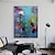 levne Krajinomalby-ruční olejomalba plátno nástěnná umělecká dekorace moderní abstraktní texturované lotosové květy pro domácí dekoraci válcovaný bezrámový nenatažený obraz