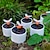 preiswerte Bodenlichter-Outdoor-Solarenergie süße Bienenform Kerzenlampe für Hof Garten Rasen Dekoration Landschaftsbeleuchtung Honigbiene Sternenlampe 1x 2x 6x