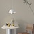 cheap Island Lights-Flower Bud Chandelier Macaron Adjustable Dropped Pendant Lamp Bedroom Bedside Decoration Hanging Lamp E27 1-Light Color Pendant Lamp Ceiling Lighting Fixtures