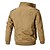 cheap Men’s Jackets &amp; Coats-Men&#039;s Lightweight Jacket Summer Jacket Cotton Daily Wear Jacket Outerwear Black khaki Army Green
