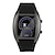 baratos Relógios Quartz-Relógio de quartzo masculino de moda em aço inoxidável, relógio de pulso analógico de quartzo led esportivo de luxo, relógios esportivos pretos, relógios de pulso de moda para presente masculino
