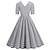 billige Historiske og vintagekostumer-50&#039;er a-line kjole retro vintage 1950&#039;er cocktailkjole dailywear kjole festkostume flare kjole damekostume vintage cosplay fest/aftenkjole