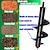 cheap Hand Tools-6 Sizes Garden Auger Drill Bit Tool Spiral Hole Digger Ground Drill Earth Drill For Seed Planting Gardening Fence Flower Planter