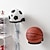 cheap Storage Racks-Basketball Rack Punch Free Wall-mounted Ball Storage Self Adhesive Foldable Space-saving Football Holder Soccer Rack For Home