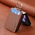 preiswerte Samsung-Handyhülle-Handy Hülle Handyhüllen Für Samsung Galaxy Z Flip 7 Z Flip 6 Z Flip 5 Z Flip 4 Z Flip 3 Rückseite Flip Mit Kartenhalter Ständer Einfarbig PC PU-Leder