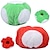 cheap Anime Cosplay Accessories-Mario Toad Mushroom Hat Plush Toy Green And Red Cartoon Cosplay Hat Cute Caps Gifts For Friends 19*30cm