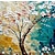 preiswerte Blumen-/Botanische Gemälde-Handgefertigtes Ölgemälde auf Leinwand, Wandkunst, Dekoration, originelle bunte blühende Blumenmalerei, abstrakte Blumenmalerei für Wohnkultur mit gestrecktem Rahmen ohne innere Rahmenmalerei