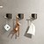 cheap Robe Hooks-Coat Hook Wall Coat Hook Aluminum Space European Style Aluminum Coat Bathroom Coat Coat Wall Hook Black Wall Coat Hanger