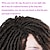 abordables Pelucas de máxima calidad-peluca dreadlock pelucas torcidas cortas para mujeres negras y hombres peluca sintética rizada afro