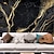 Χαμηλού Κόστους Περίληψη και μαρμάρινα ταπετσαρία-δροσερές ταπετσαρίες μαύρη ταπετσαρία τοίχου τοιχογραφία χρυσό μεταξωτό μάρμαρο κατάλληλο για σαλόνι και υπνοδωμάτιο ξενοδοχείου καμβάς υλικό αυτοκόλλητη ταπετσαρία τοιχογραφία πανί τοίχου ταπετσαρία