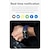 preiswerte Smartwatch-iMosi E600 Smartwatch 1.47 Zoll Smartwatch Fitnessuhr Bluetooth EKG + PPG Schrittzähler Anruferinnerung Kompatibel mit Android iOS Damen Herren Langer Standby Wasserdicht Nachrichterinnerung IP68