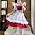cheap Anime Costumes-Inspired by Cosplay Maid Costume Anime Cosplay Costumes Japanese Carnival Cosplay Suits Dresses Short Sleeve Dress Costume For Women&#039;s Girls&#039;