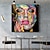 economico Ritratti-moderna pesante strutturata figura astratta pittura a olio del viso decorazione della parete tela immagine della parete arte vendita calda coltello opere d&#039;arte (senza cornice)
