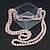abordables Bijoux pour Déguisements-faux collier de perles longs colliers de perles des années 1920 accessoires pour femmes rugissant 20s clapet fête vintage