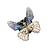 Недорогие Подвески и статуэтки для авто-изысканный металлический стрекоза бабочка автомобильный кондиционер вентиляционное отверстие аромат декоративный зажим