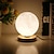 cheap Bedside Lamp-3D Moon Night Light Table Lamp Mode Switching Halloween Christmas Power Plug 1PC AC85-265V